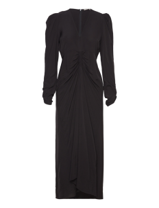 Second Female Parisa Maxi Dress - Selskapskjoler - BLACK / black