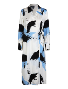 Second Female Josie Wrap Dress - Omslagskjoler - OPEN AIR / white