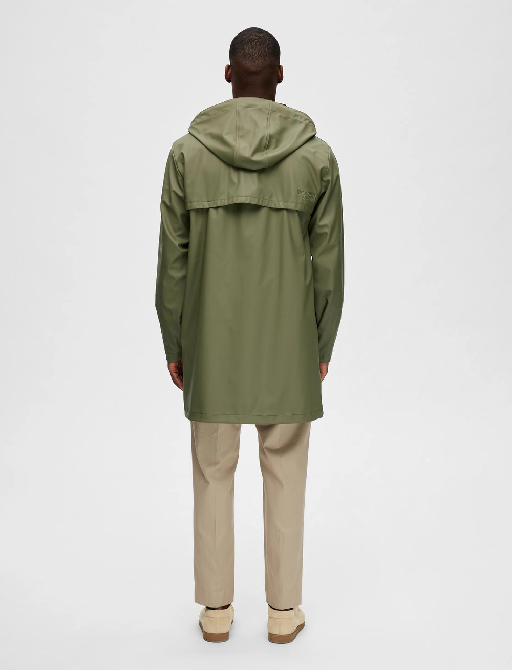 Selected Homme - SLHMAGNUS RAIN JKT - regnjakker - deep lichen green - 2