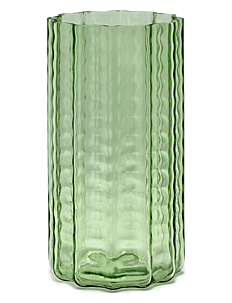 Serax VASE N°2 GREEN TRANSPARENT WAVES - Vaser - GREEN / green