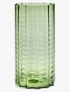 Serax VASE N°3 GREEN TRANSPARENT WAVES - Vaser - GREEN / green