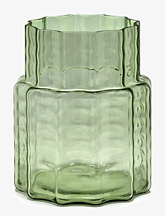 Serax VASE N°4 GREEN TRANSPARENT WAVES - Vaser - GREEN / green