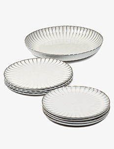 Serax DINNER SET INKU BY SERGIO HERMAN - Vis alt - WHITE / white