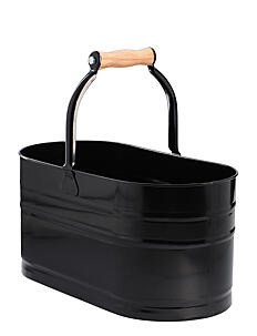 Simple Goods Cleaning Caddy - Rengjøring - BLACK / WOOD / black