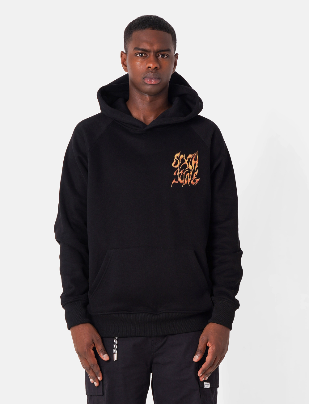 SIXTH JUNE - CHROME HOODIE - hettegensere - black - 0