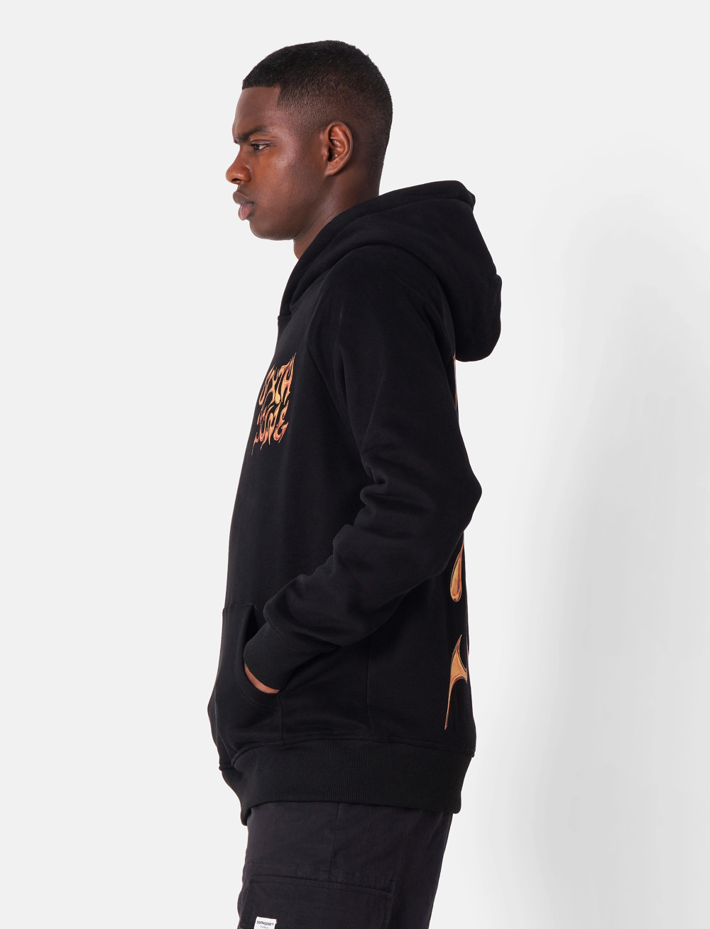 SIXTH JUNE - CHROME HOODIE - hettegensere - black - 3