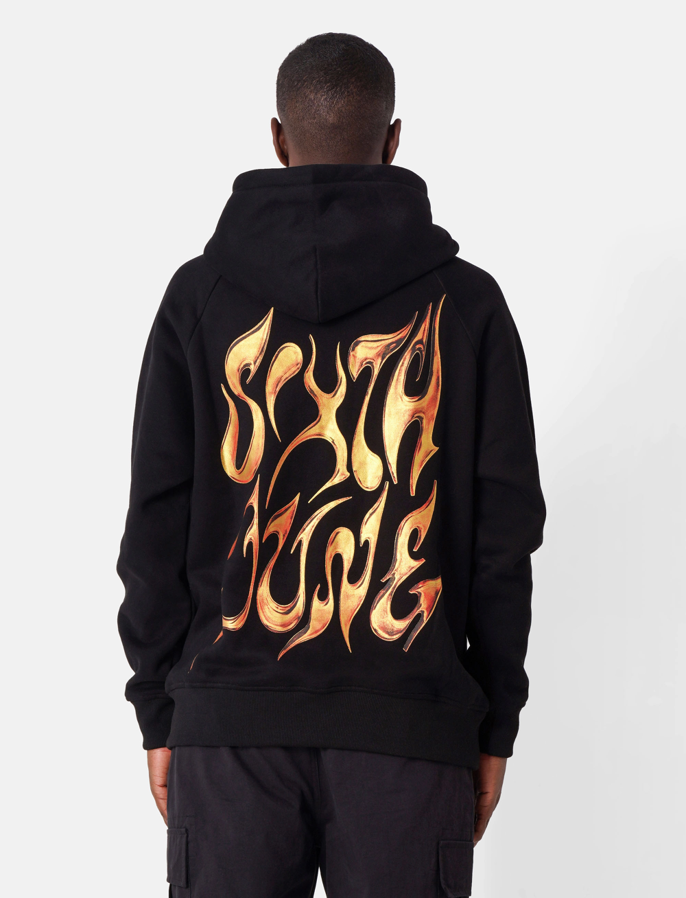 SIXTH JUNE - CHROME HOODIE - hettegensere - black - 4