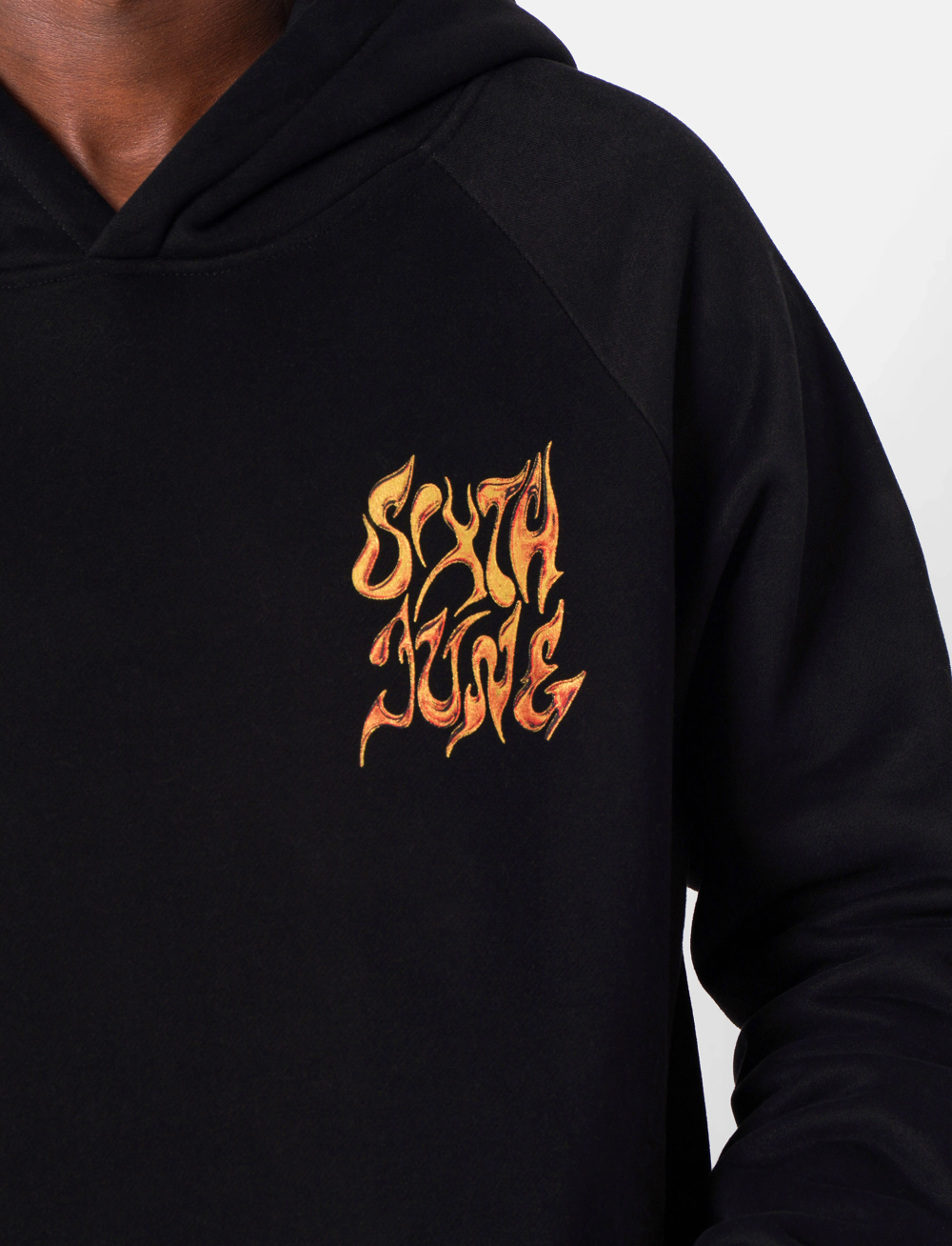 SIXTH JUNE - CHROME HOODIE - hettegensere - black - 5