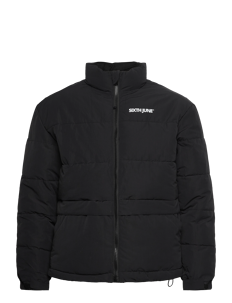 SIXTH JUNE BACK PRINTED REG DOWNJACKET - Jakker - BLACK / black