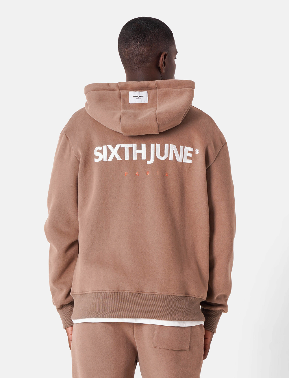 SIXTH JUNE - ESSENTIEL BITONE LS ZIP UP HOO - hettegensere - sand - 2