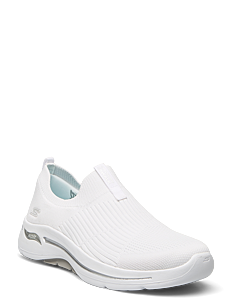 Skechers Womens Go Walk  Arch Fit  - Iconic - Skechers - WHT WHITE / white