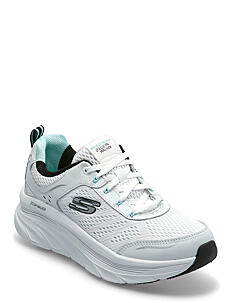 Skechers Womens Relaxed Fit: D'Lux Walker - Infinite Motion - Skechers - WBK WHITE BLACK / white