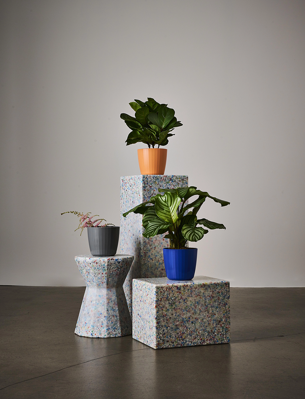 SMALLrevolution - Berta - Flowerpot - dekorasjon - pp grey - 2