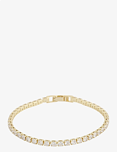 SNÖ of Sweden Siri stone bracelet - Lenkearmbånd - G/CLEAR / gold