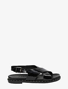 Sofie Schnoor MARGOTSW SANDAL - Flate sandaler - BLACK / black