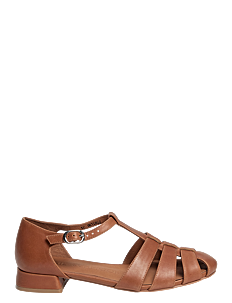 Sofie Schnoor THERESASW SANDAL - Flate sandaler - COGNAC / brown