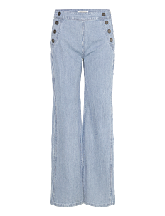 Sofie Schnoor LYONSW TROUSERS - Bukser - BLUE STRIPED / blue