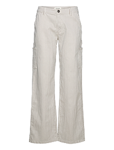 Sofie Schnoor GITTESW TROUSERS - Kolleksjoner - LIGHT BROWN STRIPED / beige