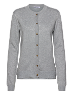 SRMarla Cardigan Knit - LIGHT GREY MELANGE