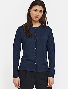 Soft Rebels SRMarla Cardigan Knit - Klær - TOTAL ECLIPSE / navy