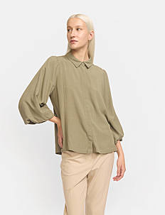 Soft Rebels SREleanor Shirt - Klær - VETIVER / khaki/green