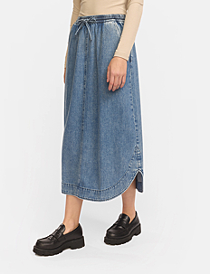 Soft Rebels SRKeira Skirt - Klær - DARK BLUE DENIM / blue