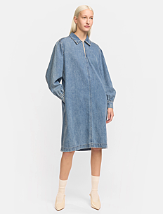 Soft Rebels SRKeira Dress - Denimkjoler - DARK BLUE DENIM / blue