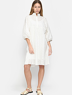 Soft Rebels SRMarine Dress - Studentkjoler - SNOW WHITE / white