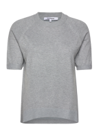 SRMarla SS O-neck - LIGHT GREY MELANGE