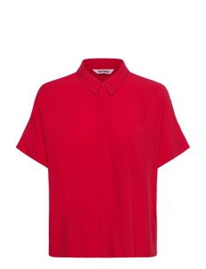 Soft Rebels SRFreedom SS Shirt - Kortermede skjorter - RACING RED / red