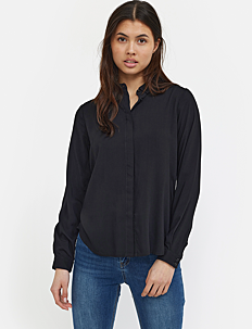 Soft Rebels SRFreedom LS Shirt - Klær - BLACK / black