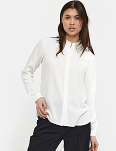 Soft Rebels SRFreedom LS Shirt - Klær - SNOW WHITE / OFF WHITE / white