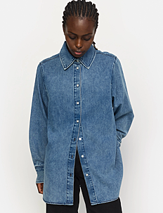 Soft Rebels SRKeira Shirt - Klær - DARK BLUE DENIM / blue