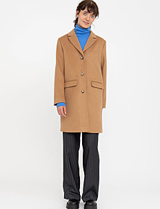 Soft Rebels SRInes Coat - Jakker & Kåper - MOCHA MOUSSE MELANGE / beige