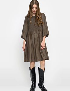 Soft Rebels SRTori Dress - Klær - MOREL / brown