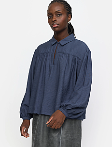 Soft Rebels SRSydney Blouse - Klær - OMBRE BLUE / blue