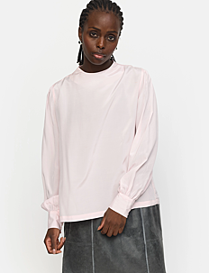 Soft Rebels SRNikki Highneck Blouse - Klær - BALLERINA / pink/rose