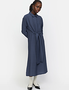 Soft Rebels SRSydney Midi Shirt Dress - Skjortekjoler - OMBRE BLUE / navy