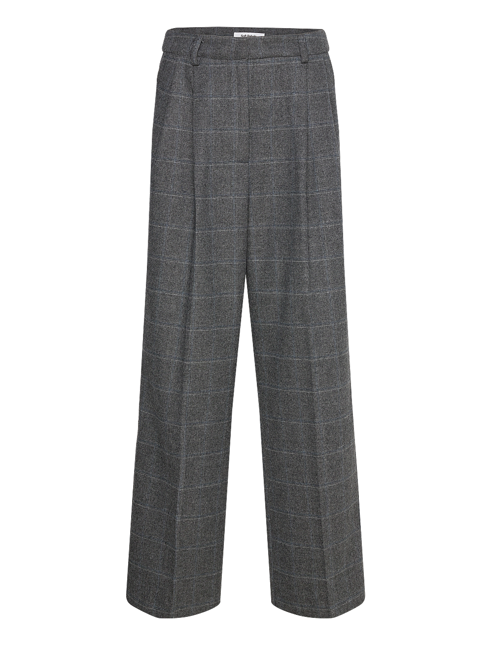 Soft Rebels - SRAnnie Pant - dressbukser - checked grey melange - 1