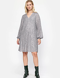 Soft Rebels SRAviana Dress - Festkjoler - SHARKSKIN / silver