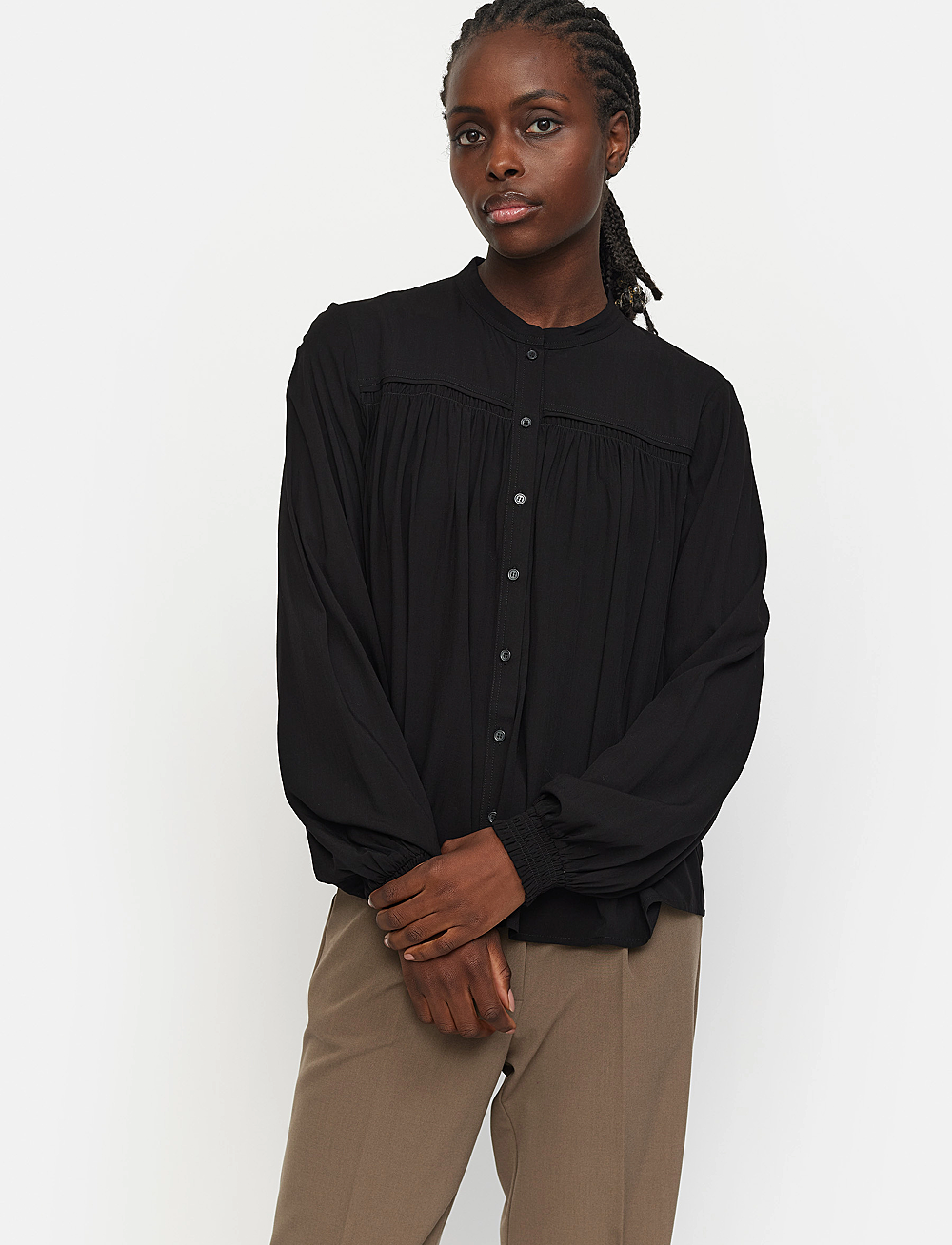 Soft Rebels - SRAlori Shirt - langermede bluser - black - 0