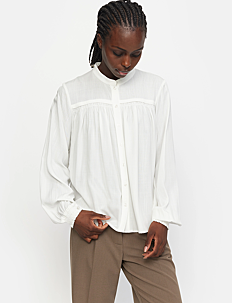 Soft Rebels SRAlori Shirt - Klær - SNOW WHITE / white