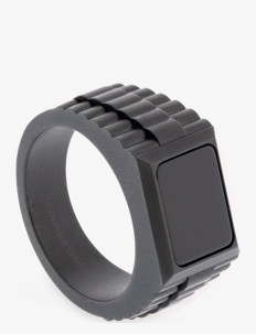 Steel & Barnett Hudson Ring - Smykker - BLACK / black