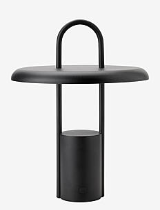 Stelton Pier portable LED lampe H 33.5 cm black - Bordlamper - BLACK / black