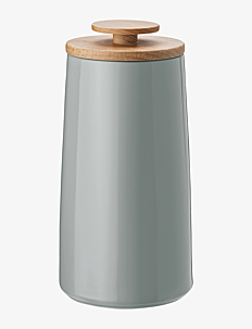 Stelton Emma tea canister/storage jar, 300 g - Glasskrukker - GREY / grey