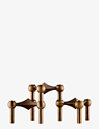 STOFF Nagel candle holder (set with 3 pcs) - BRONZED BRASS