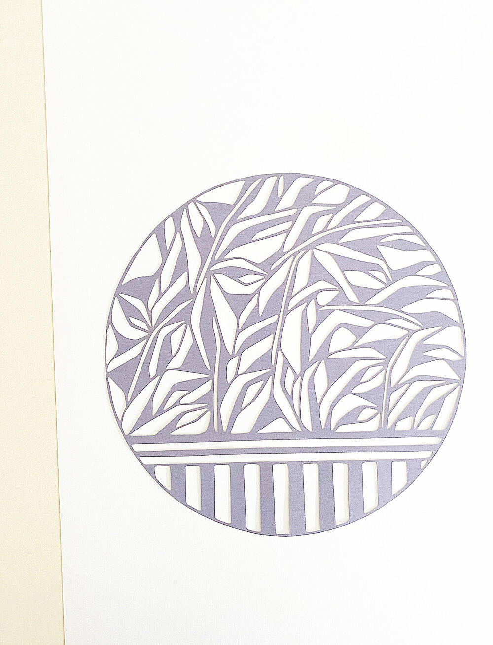 Studio About - PAPERCUT, A5, GEOMETRIC, CIRCLE - botanisk - purple - 1