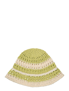 SUI AVA Bohemian Striped Hat - Hatter & Luer - GREEN / green