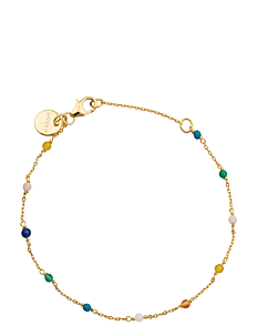 Syster P Santa Monica Multicolour Bracelet Gold - Lenkearmbånd - GOLD / gold