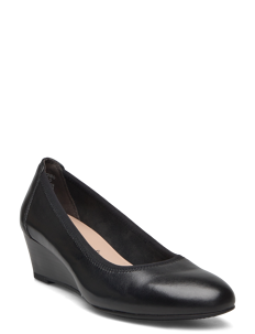 Tamaris Women Court Sho - Klassiske pumps - BLACK LEATHER / black